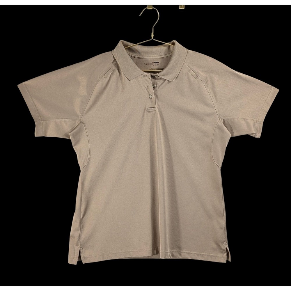 CornerStone Size XL Snag-Proof Tactical Polo Tan Khaki Short Sleeve CS410 Mens